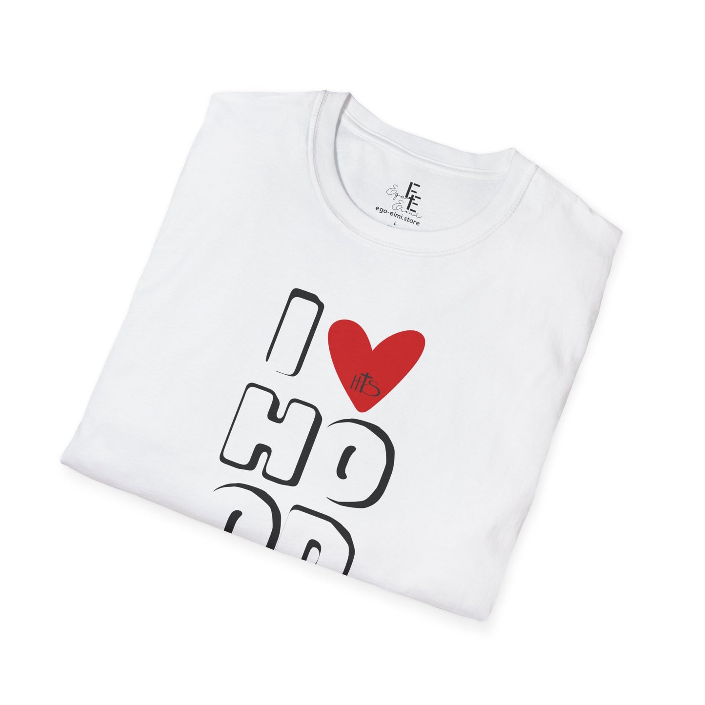 HT- I Love Hood White Tee