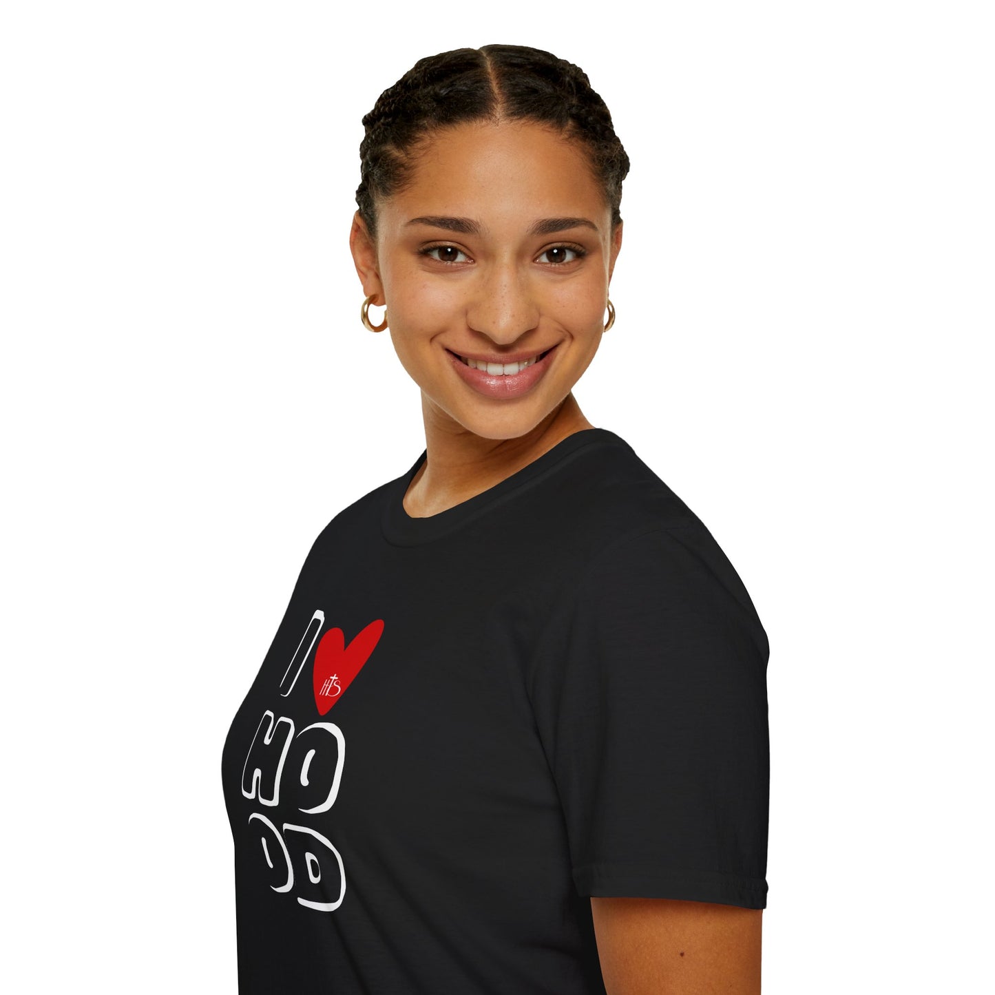 HT- I Love Hood Black and Gray Tee