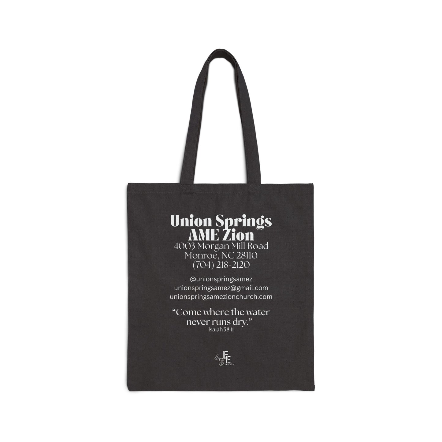 Union Springs Canvas Tote Bag