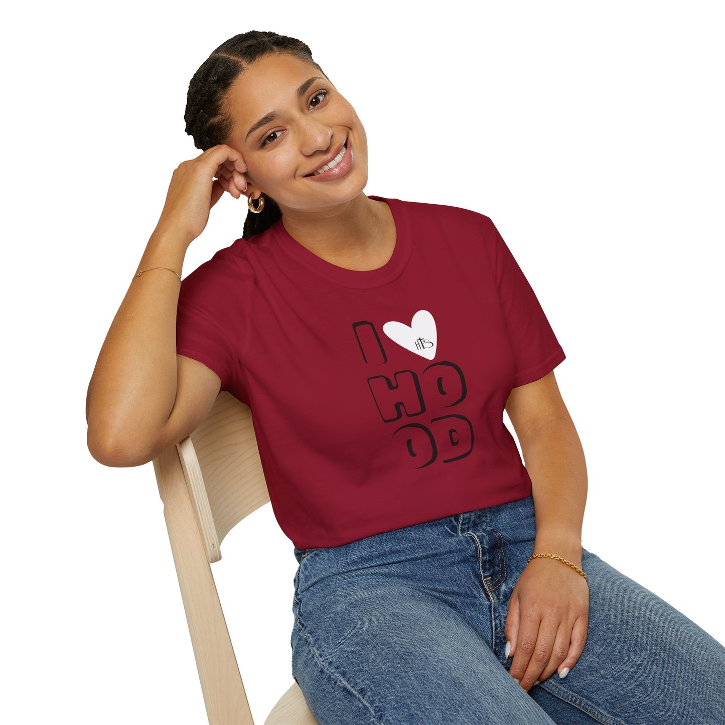 HT- I Love Hood Color Tee