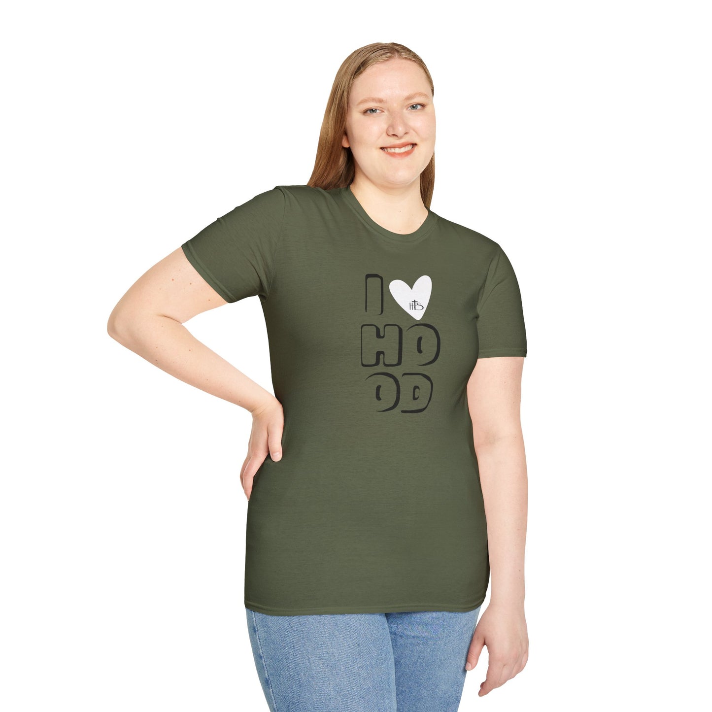 HT- I Love Hood Color Tee