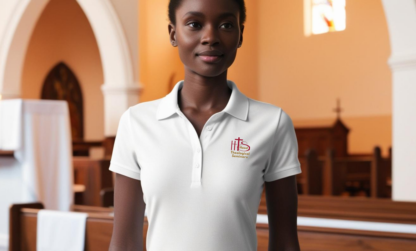 HT- Embroidered Hood Polo Shirt Female