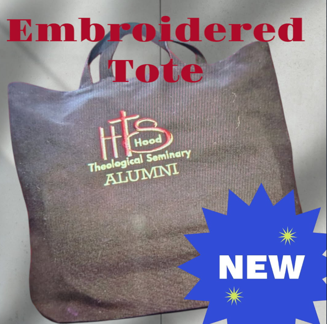 HT- Hood Embroidered Alumni Canvas Tote Bag