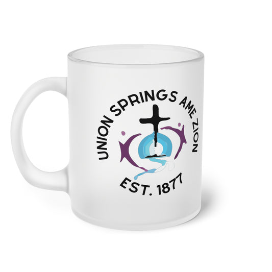 Union Springs Frosted Glass Mug