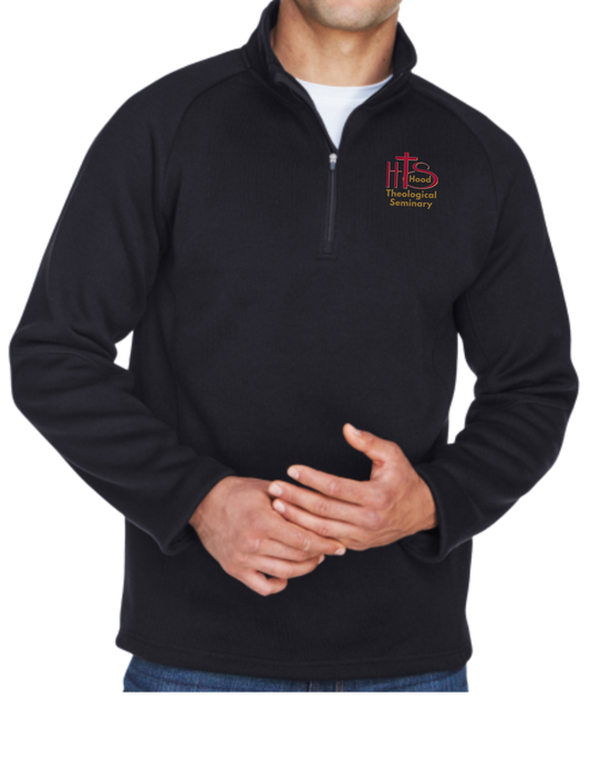HT- HTS Embroidered Unisex Quarter Zip Sweater Fleece