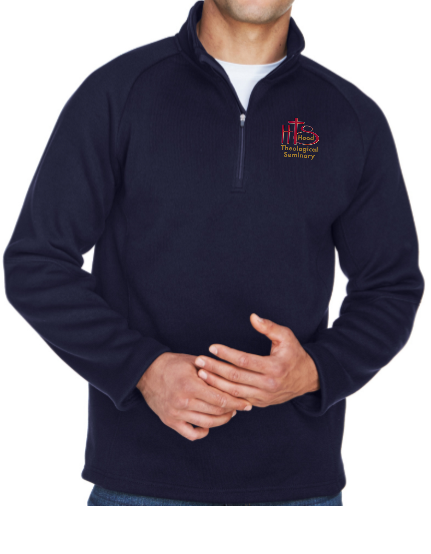 HT- HTS Embroidered Unisex Quarter Zip Sweater Fleece