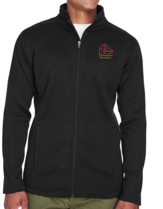 HT- HTS Embroidered Men's Full-Zip Sweater Fleece Jacket