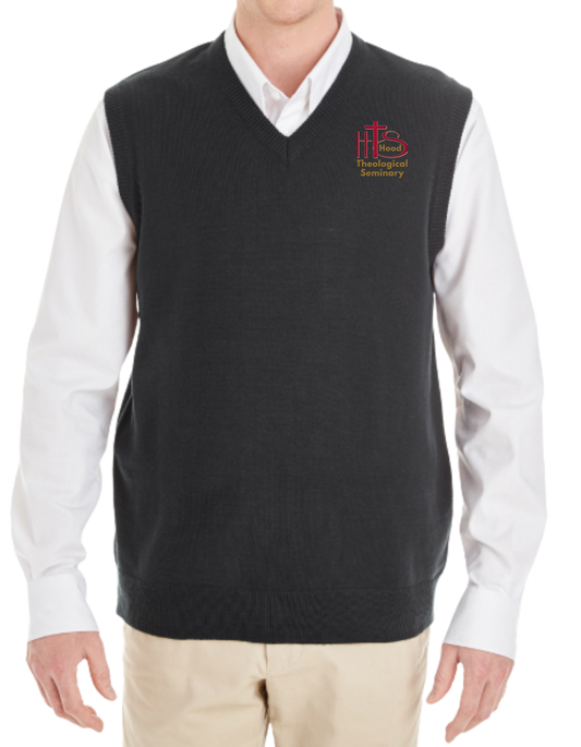 HT- HTS Embroidered Men's V-Neck Sweater Vest