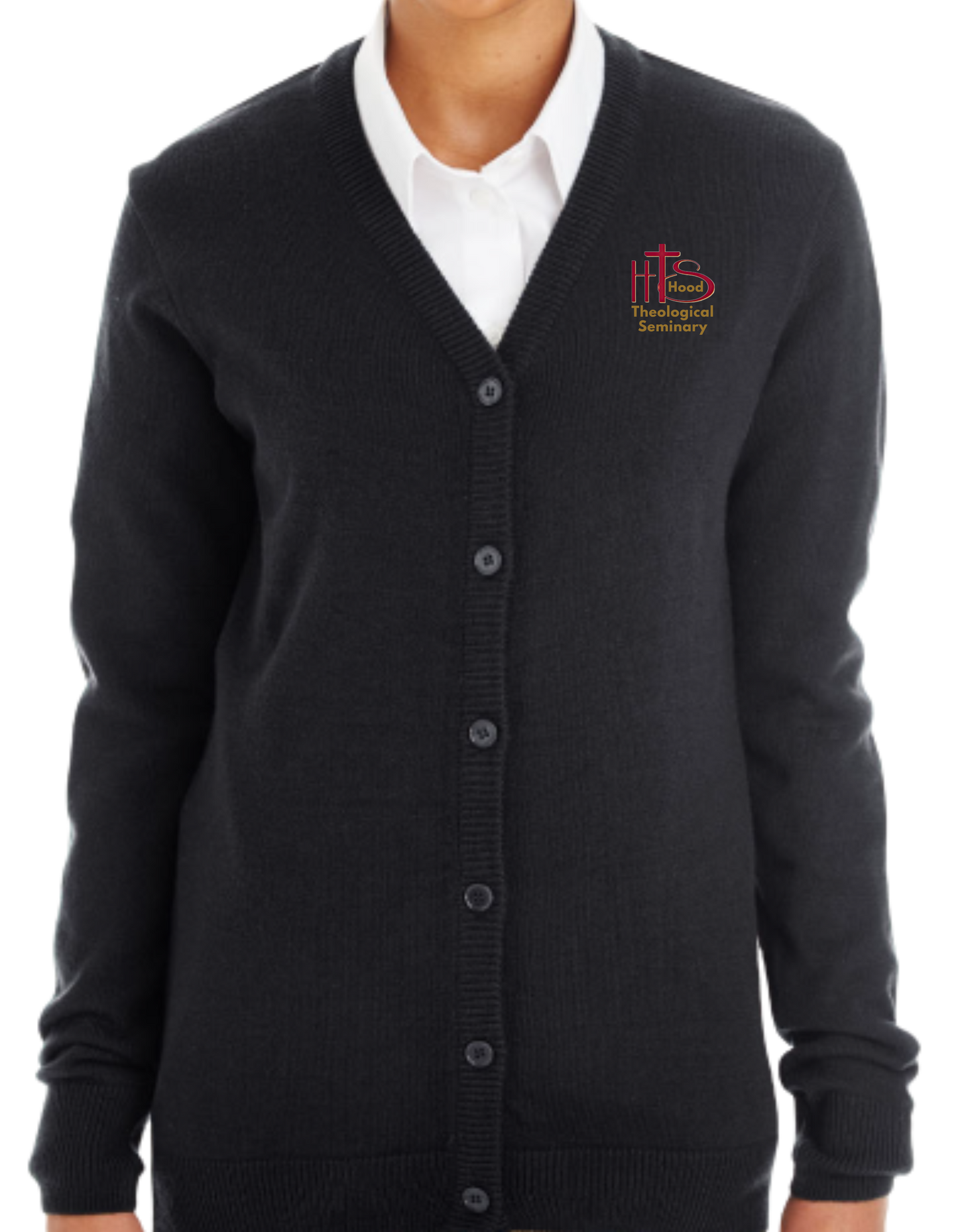 HT- HTS Embroidered Women's Button Up Cardigan